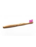 Tandenborstel bamboe adult roze brush softTandenborstel7350075690037