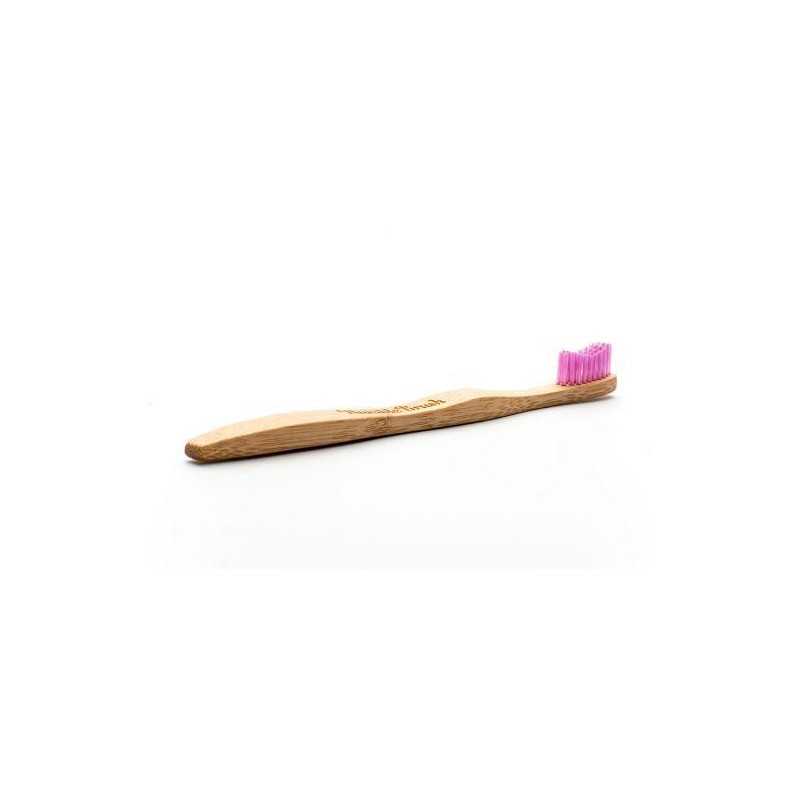 Tandenborstel bamboe adult roze brush softTandenborstel7350075690037