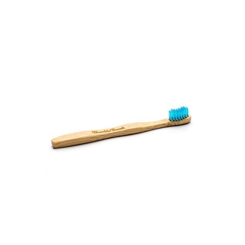 Tandenborstel bamboe kids blauw brush softTandenborstel7350075690228