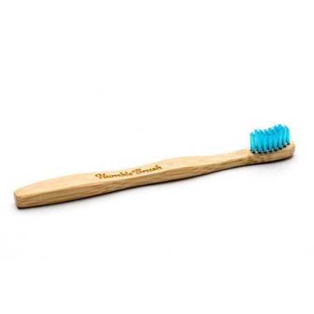 Tandenborstel bamboe kids blauw brush softTandenborstel7350075690228