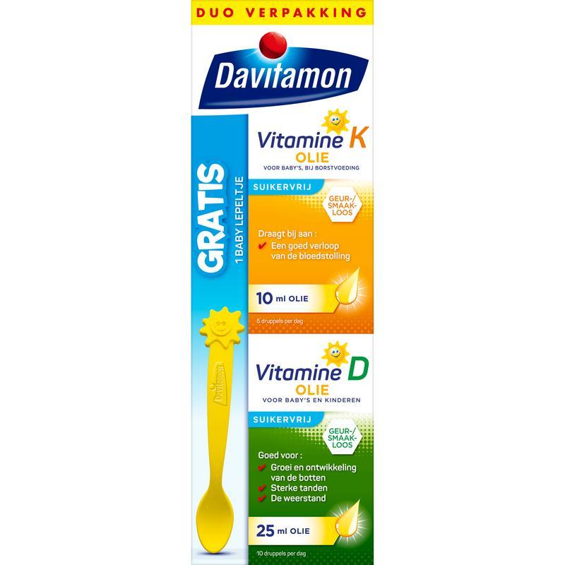 Baby vitamine D & K 25mcgOverig vitaminen/mineralen8710537703702