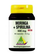 Moringa & spirulina 500 mg puurOverig gezondheidsproducten8718591422249