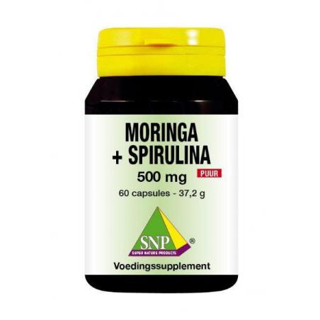 Moringa & spirulina 500 mg puurOverig gezondheidsproducten8718591422249