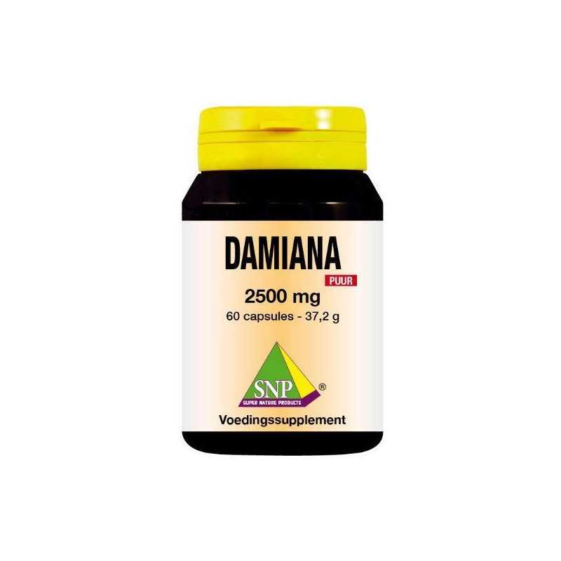 Damiana extract 2500mg puurOverig gezondheidsproducten8718591422270