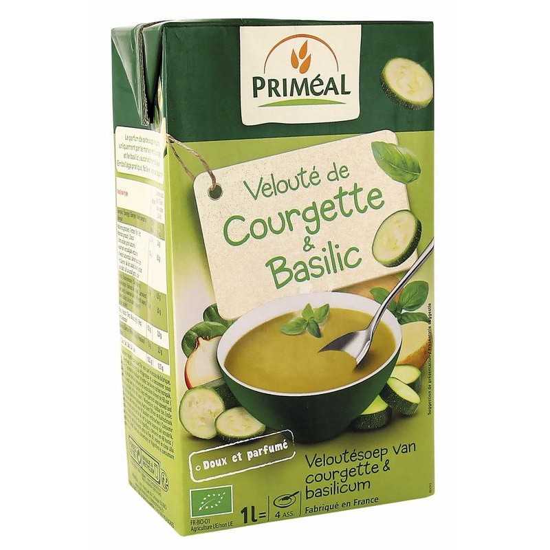 Veloute gebonden soep courgette basilicum bioVoeding3380380074608