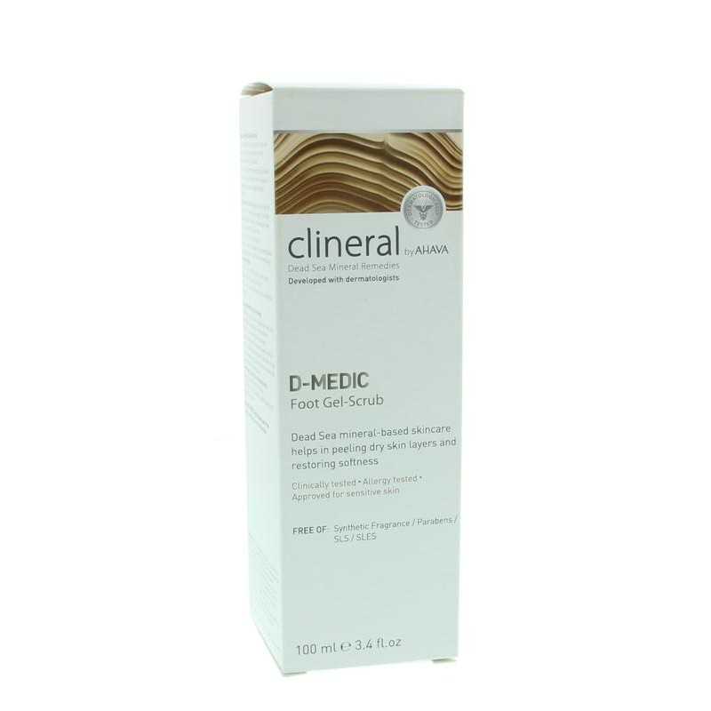 Clineral D-medic foot gel scrubOverig cosmetica697045006106