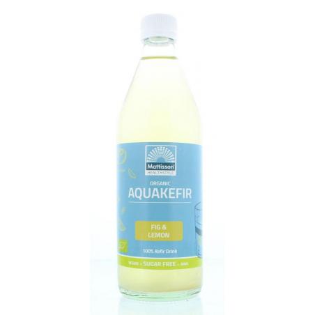 Aquakefir fig & lemon waterkefir vijg & limoen bioDranken8717677965342