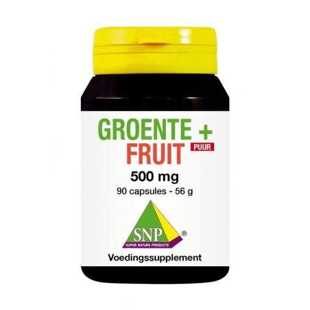 Groente & fruit 500mg puurOverig gezondheidsproducten8718591420153