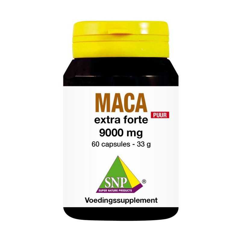 Maca extra forte 9000mg puurMineralen enkel8718591423161