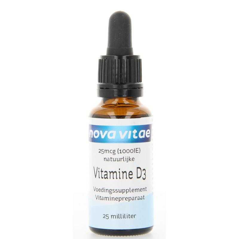 Vitamine D3 1000IU druppelVitamine enkel8717473106666