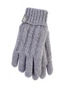 Ladies cable gloves maat S/M light greyKleding/ondergoed5019041100414