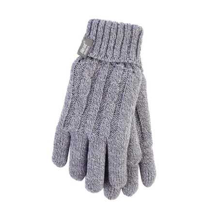 Ladies cable gloves maat S/M light greyKleding/ondergoed5019041100414