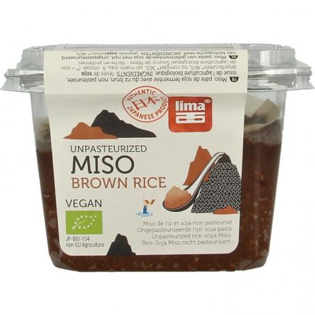 Brown rice miso ongepasteuriseerd bioVoeding5411788048408