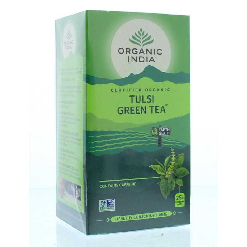 Tulsi green thee bioKoffie/thee801541070435