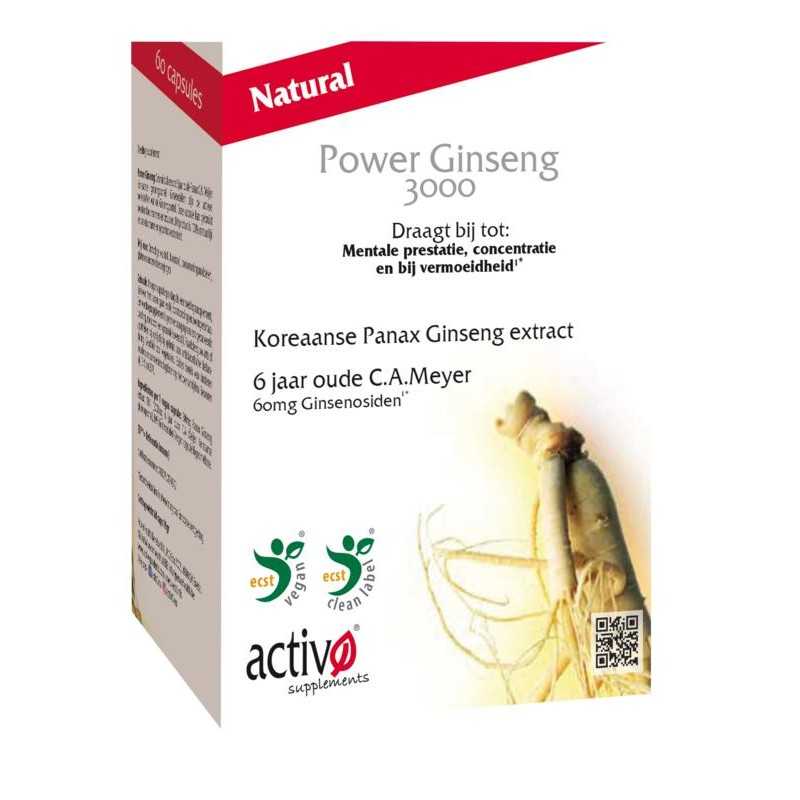 Power ginseng 3000Overig gezondheidsproducten8717344886000