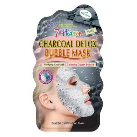 7th Heaven face mask charcoal detox bubble sheetReiniging083800044498