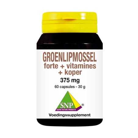 Groenlipmossel forte + vitamines + koperVitamine enkel8718591424908