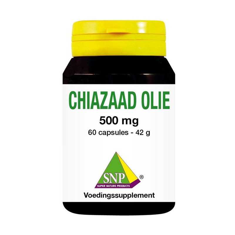 Chiazaad olie 500 mgOverig gezondheidsproducten8718591425578