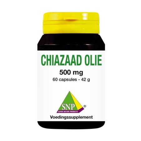 Chiazaad olie 500 mgOverig gezondheidsproducten8718591425578