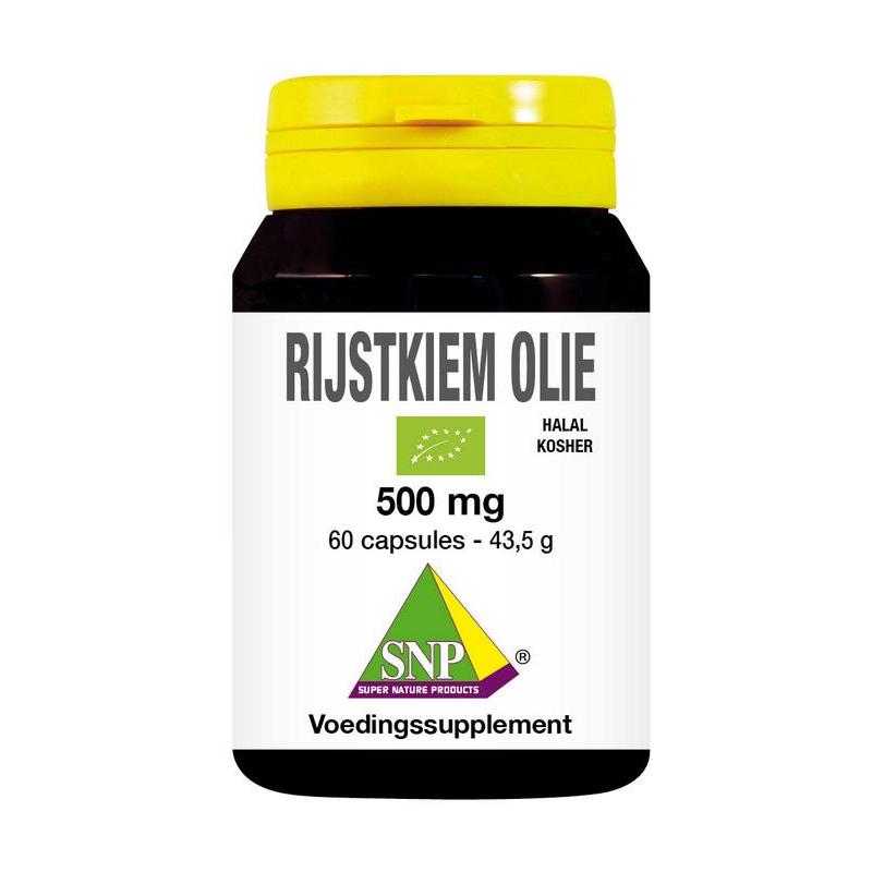 Rijstkiem olie halal kosherOverig gezondheidsproducten8718591425585