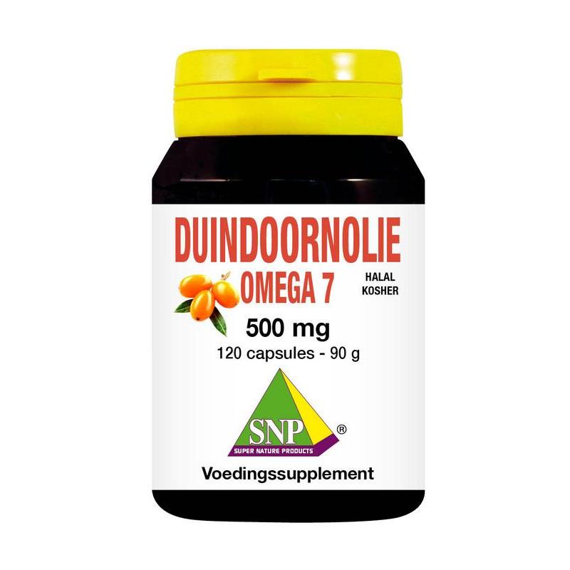 Duindoorn olie omega 7 halal kosher 500 mgOverig gezondheidsproducten8718591425547