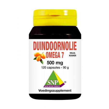 Duindoorn olie omega 7 halal kosher 500 mgOverig gezondheidsproducten8718591425547