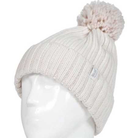 Ladies pom pom hat arden creme one sizeKleding/ondergoed5019041152840