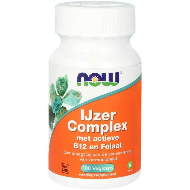 IJzer Complex met actieve B12 en folaatOverig gezondheidsproducten733739105905