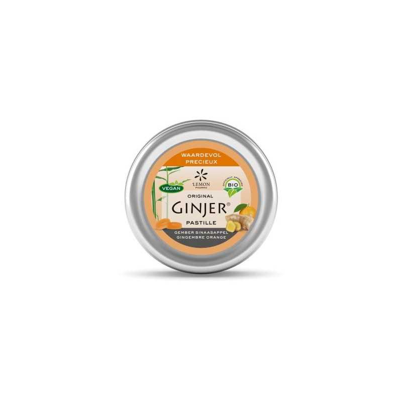 Ginjer original gember pastilles sinaasappel bioOverig gezondheidsproducten4250424140226