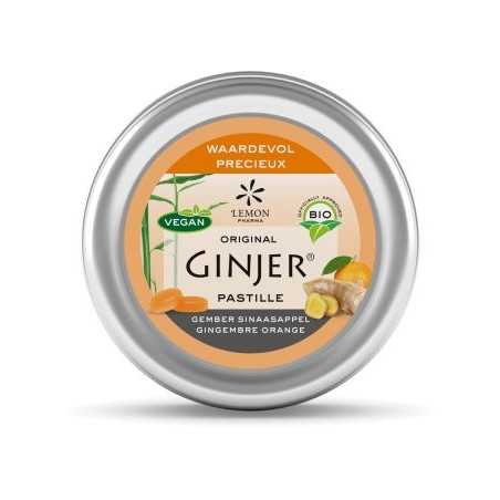 Ginjer original gember pastilles sinaasappel bioOverig gezondheidsproducten4250424140226