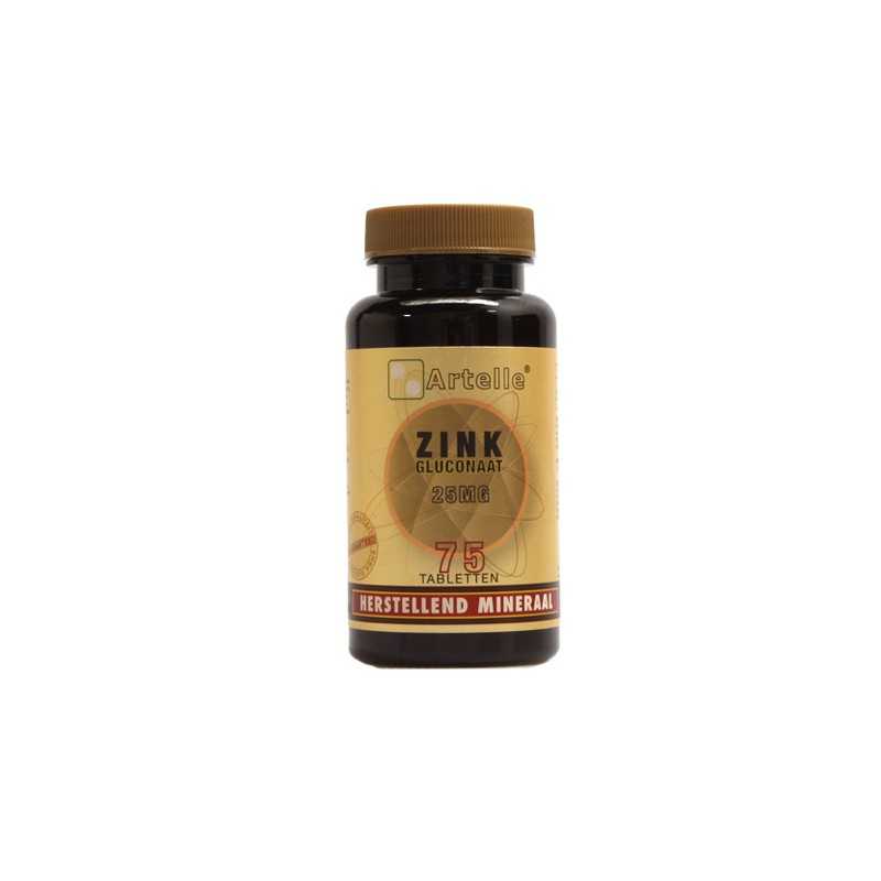 Zink gluconaat 25mgOverig vitaminen/mineralen8717472405913