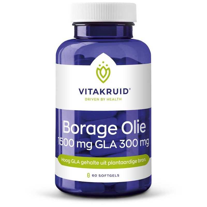 Borage Olie 1500 mg GLA 300 mgOverig gezondheidsproducten8717438691794