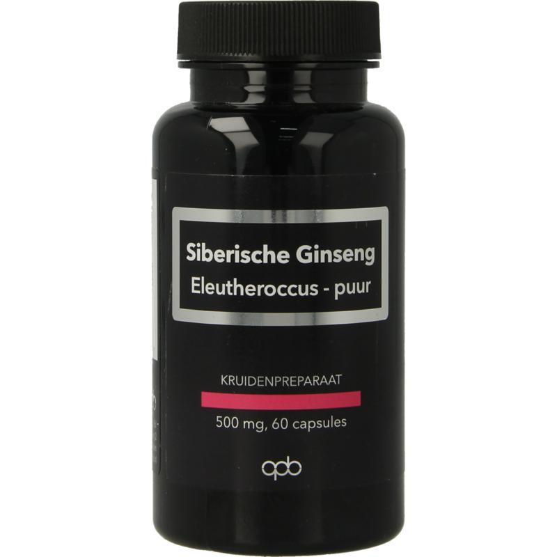 Siberische ginseng/eleutherococcus 500mgOverig gezondheidsproducten8718868618207