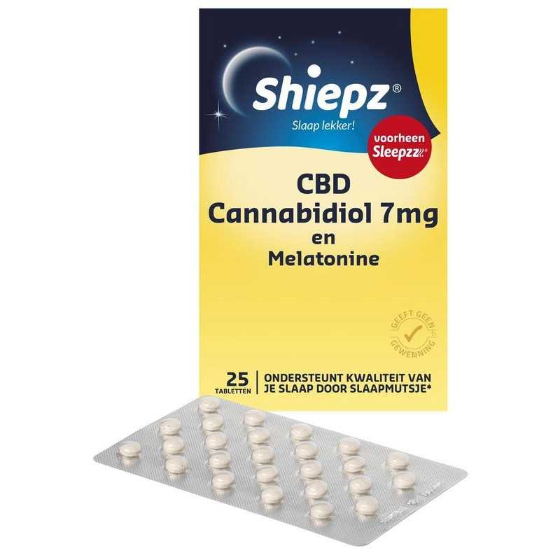 CBD cannabidiol 7 mg en melatonineOverig gezondheidsproducten8711744053673