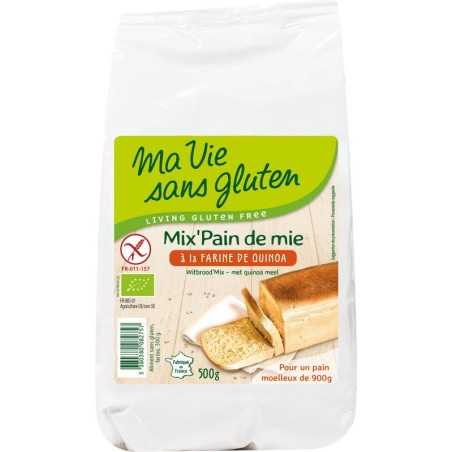 Wit broodmix met quinomeel bio glutenvrijVoeding3380380082771