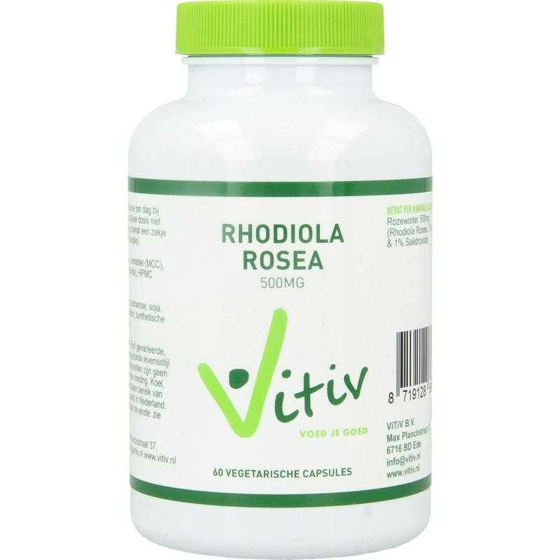 Rhodiola rosea 500mgKruiden8719128696225