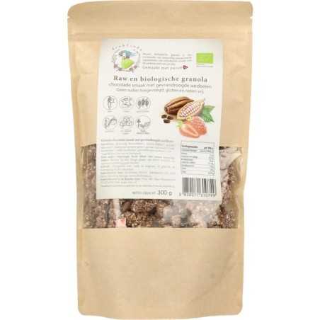 Tijgernoot granola chocolade aardbei bioVoeding3830071310749