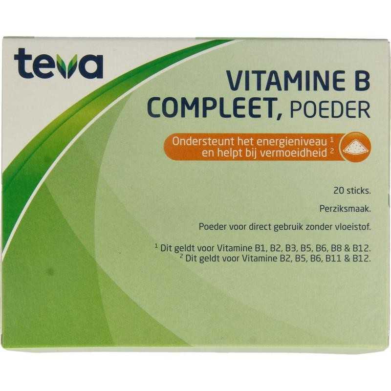 Vitamine B compleet poederVitamine enkel8711218984533