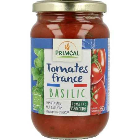 Tomatensaus bascilicum uit Frankrijk bioVoeding3380380091032