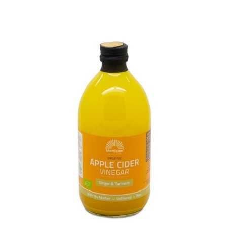 Apple cider vinegar ginger&turmeric appelazijn bioVoeding8720289191672