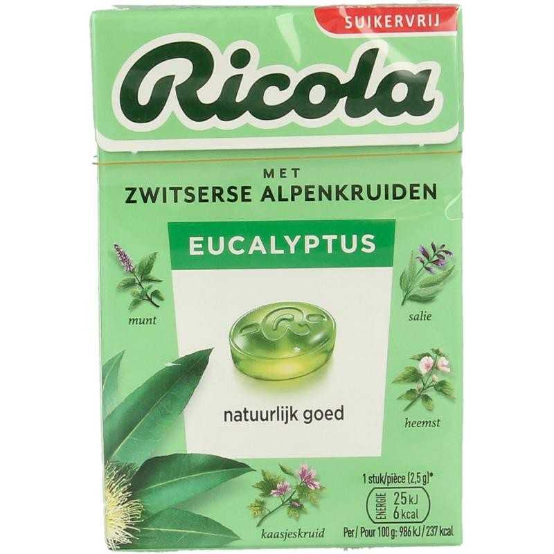 Eucalyptus suikervrijSnoepgoed suikervrij7610700015872