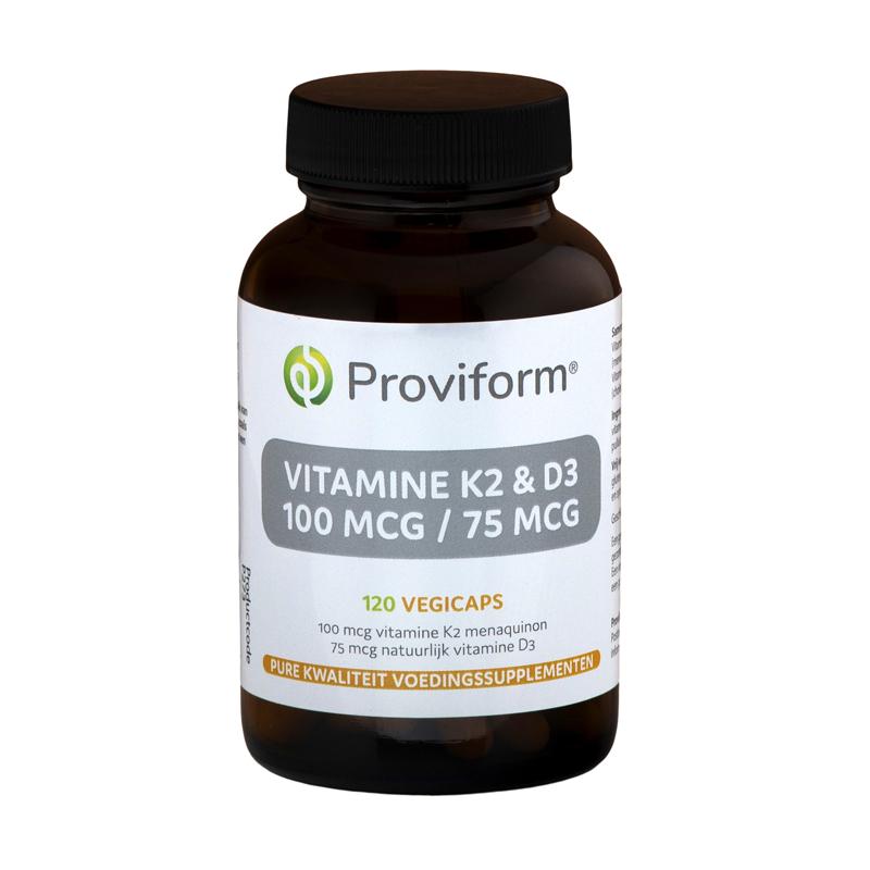 Vitamine K2 100mcg & D3 75mcgVitamine multi8717677122738