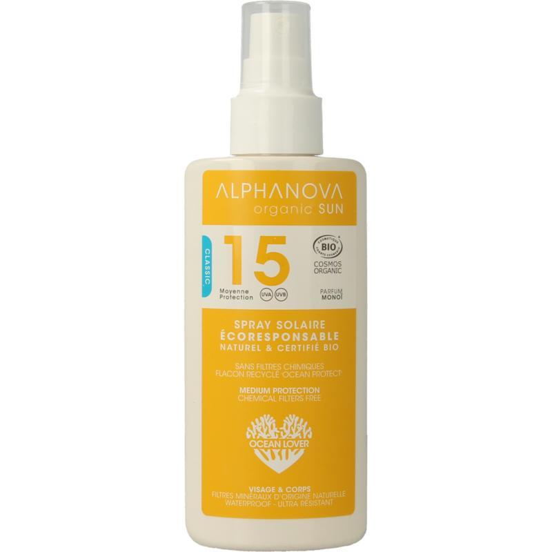 Sun spray vegan SPF15In de zon3760075070717