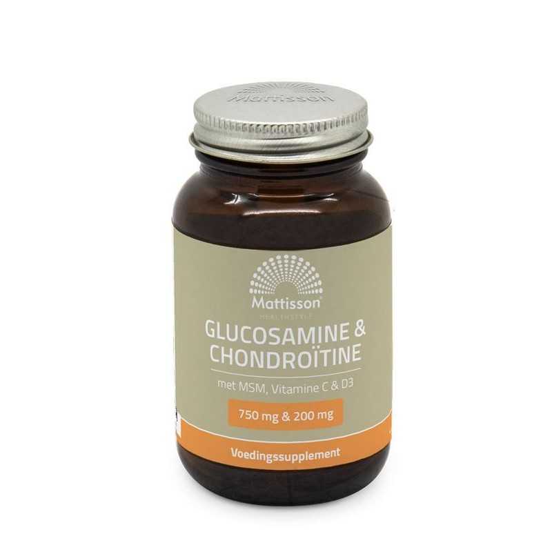 Glucosamine chondroitine met MSM, vitamine C & D3Overig vitaminen/mineralen8720791840587