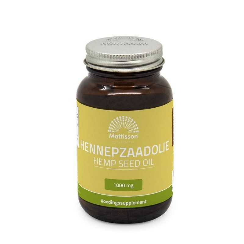 Hennepzaadolie 1000mgOverig gezondheidsproducten8720791840563