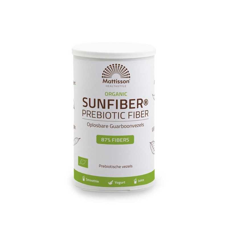 Organic sunfiber oplosbare guarboonvezel bioOverig gezondheidsproducten8720791840990