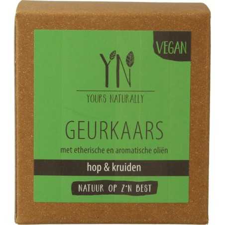 Geurkaars in glas hop & kruiden 20clWaren5038871018577