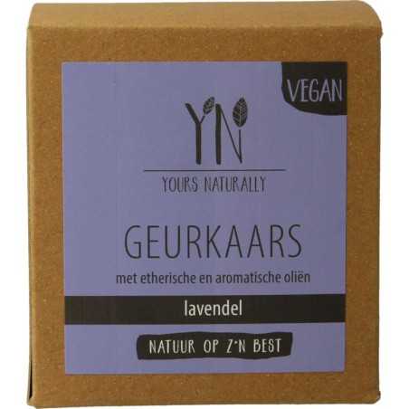 Geurkaars in glas lavendel 20clWaren5038871001012