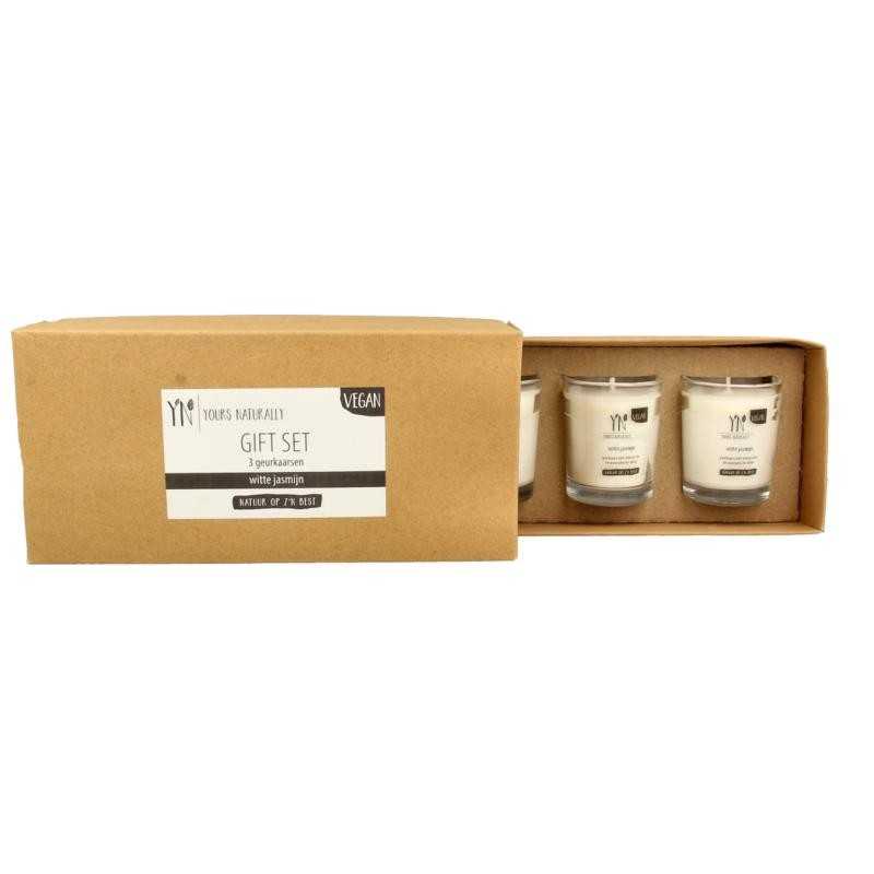 Giftset 3 votive geurkaarsen witte jasmijnWaren6899737700185