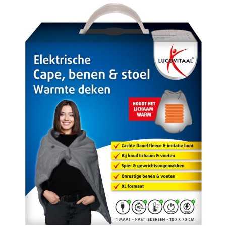 Electrische cape benen & stoel warmte dekenWaren8713713121345